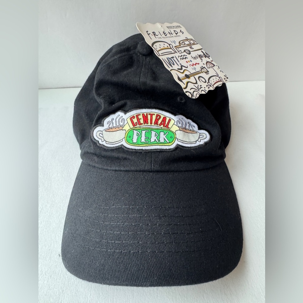 FRIENDS TV Series Central Perk Coffee House Black Cotton Baseball Cap New